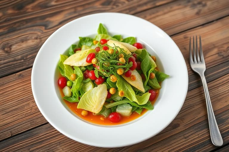 Mâchesalat med blodappelsiner, pistasjnøtter og granateple