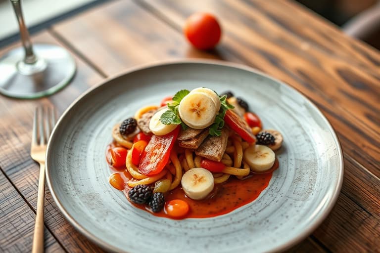 Bær- og bananfrappé