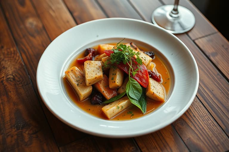 Selleri og jícama sautert