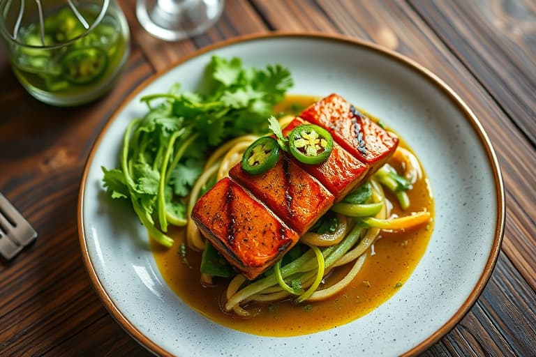 Kylling med tequila-glaze og jalapeño