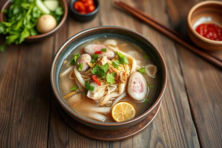 Klassisk kylling pho (Phở Gà)