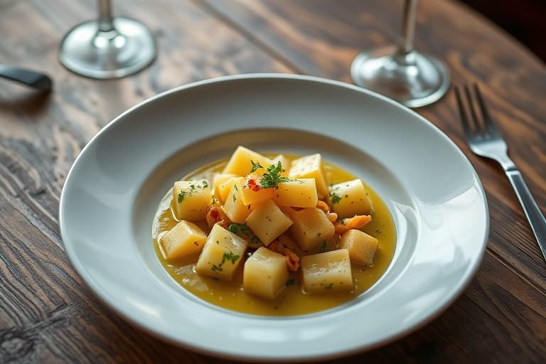 Rutabaga- og gulrotpuré