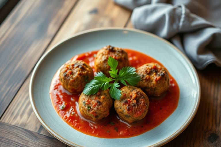 Kofta à la Sauce Tomate