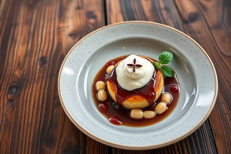 Glaserte sjokoladekrem- og crème fraîche-kjeks