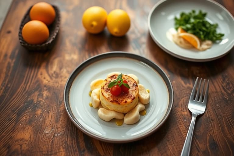 Varm sitron-souffléer