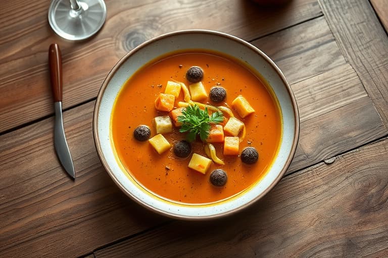 Delphey's kalde agurksuppe med rødbetemosé