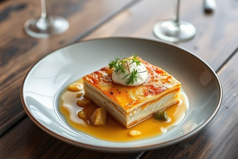 Aspargesskalkake med ricotta og Comté-ost