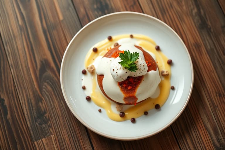 Jordbær Romanoff med crème fraîche-is