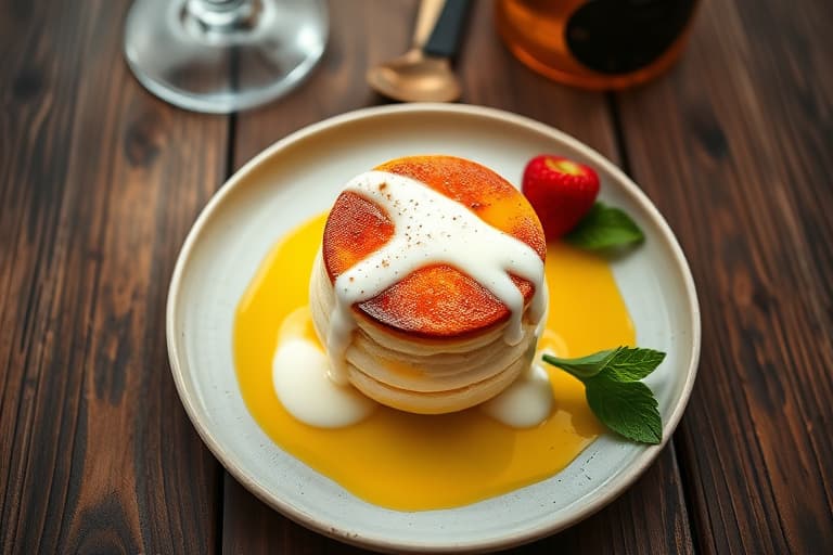 Grand Marnier-soufflé med crème anglaise