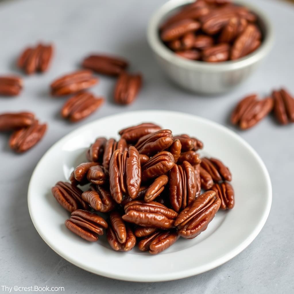 Glaserte pekannøtter