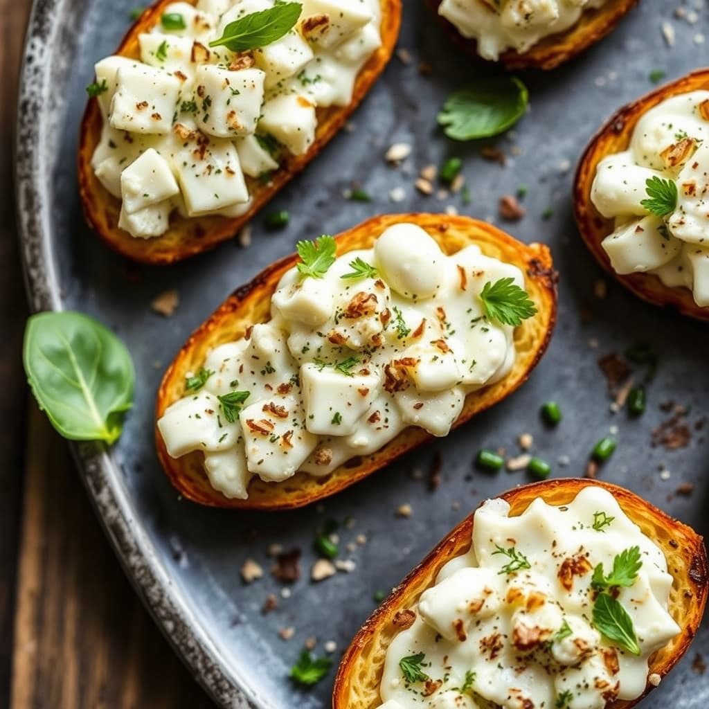Gorgonzola-crostini