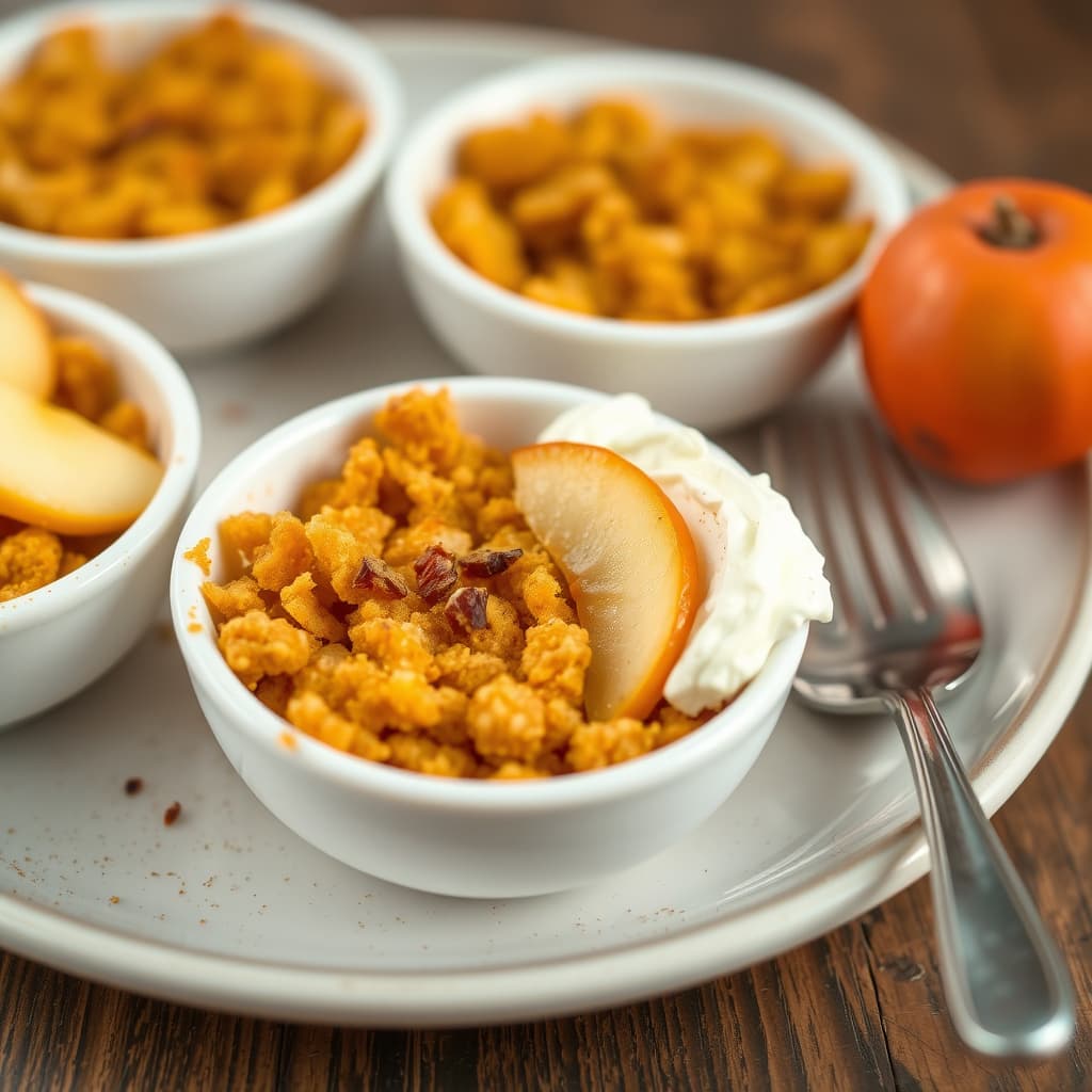 Gresskar- og pærecrisp