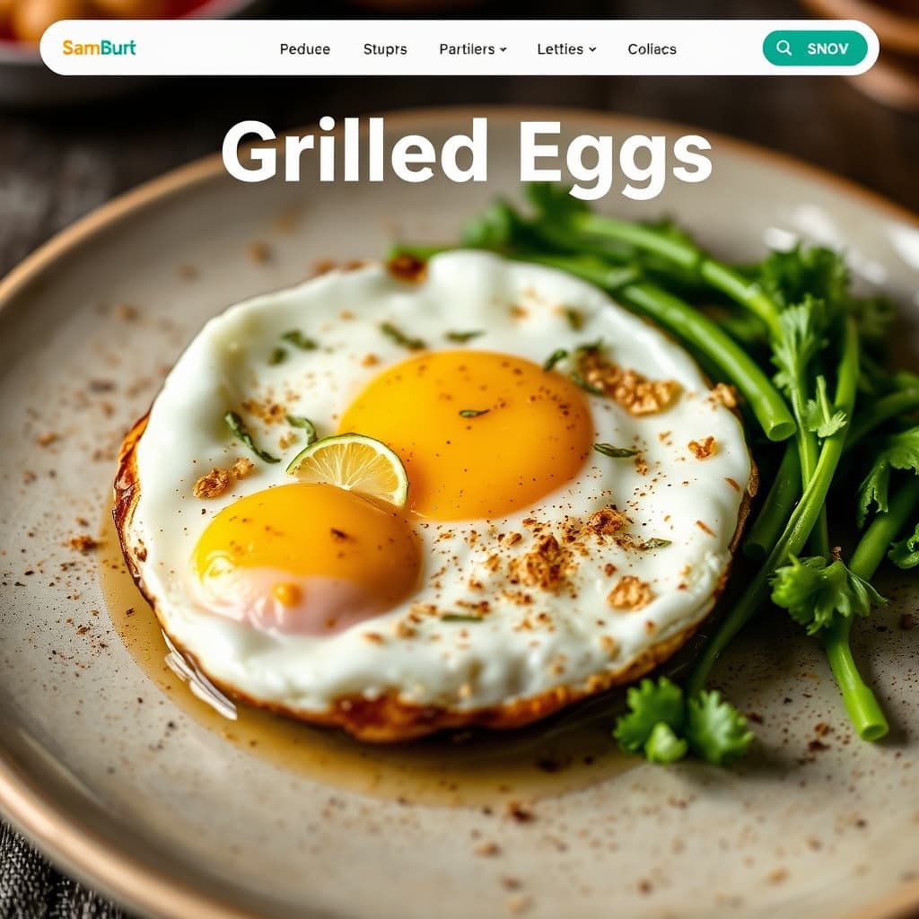Griddled Eggs