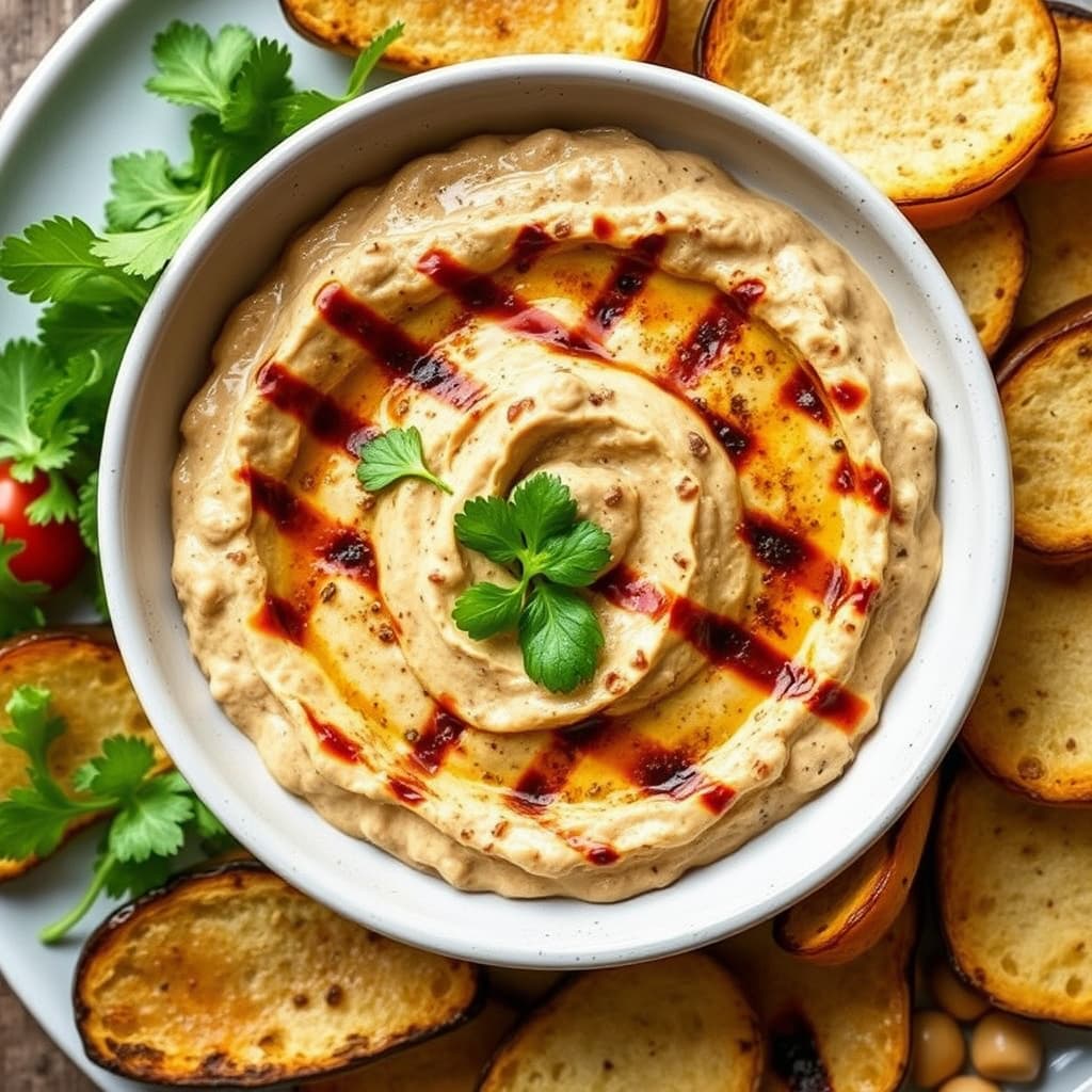 Grillet auberginedip