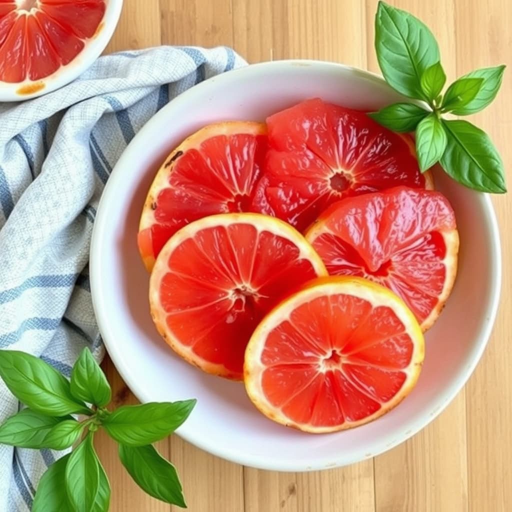 Grillet grapefrukt