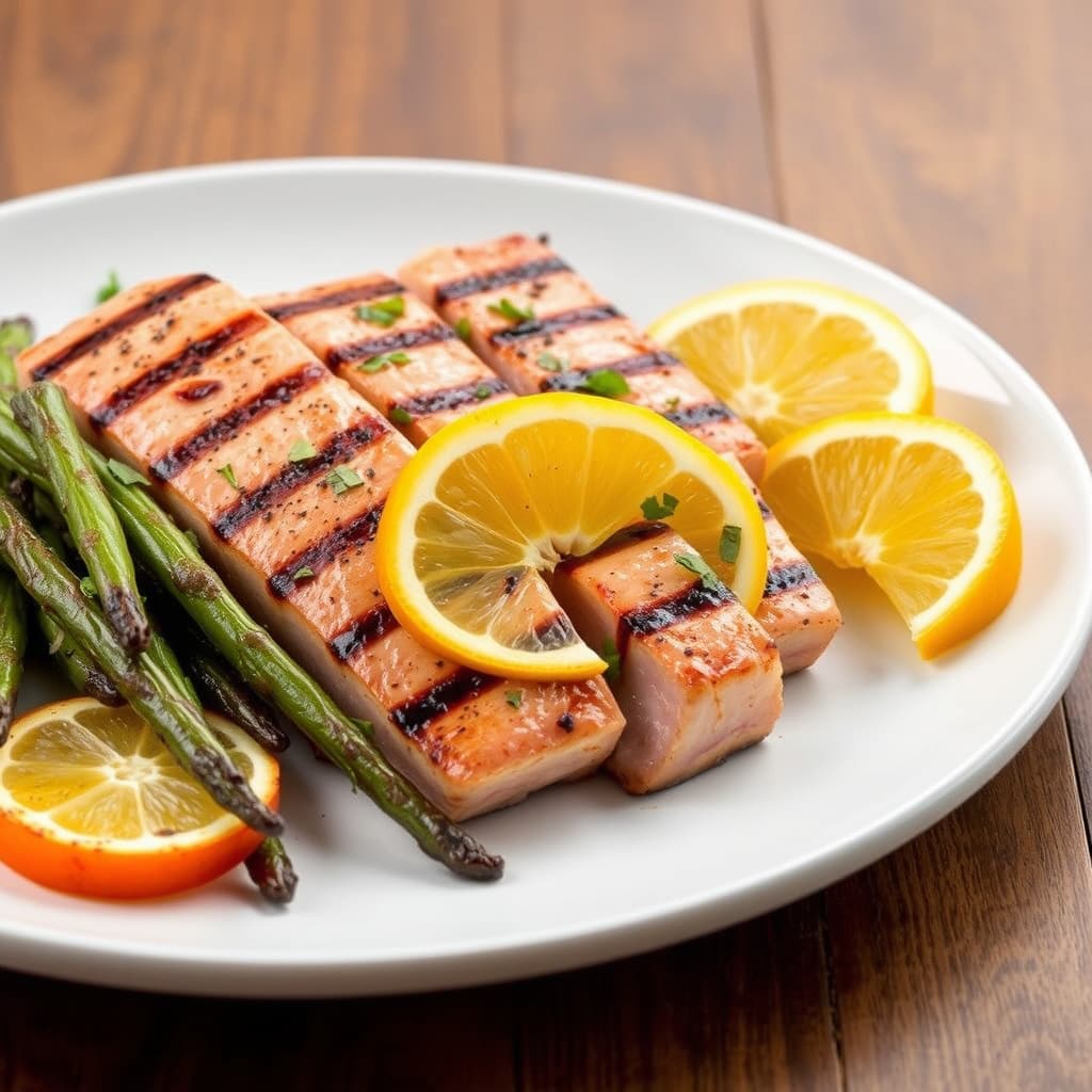 Grillet sitrus-tunfisk