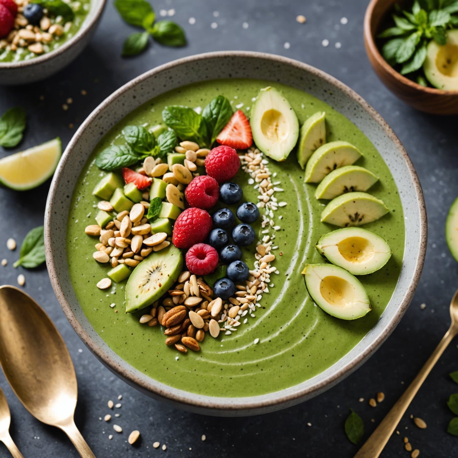 Grønn Smoothie Bowl