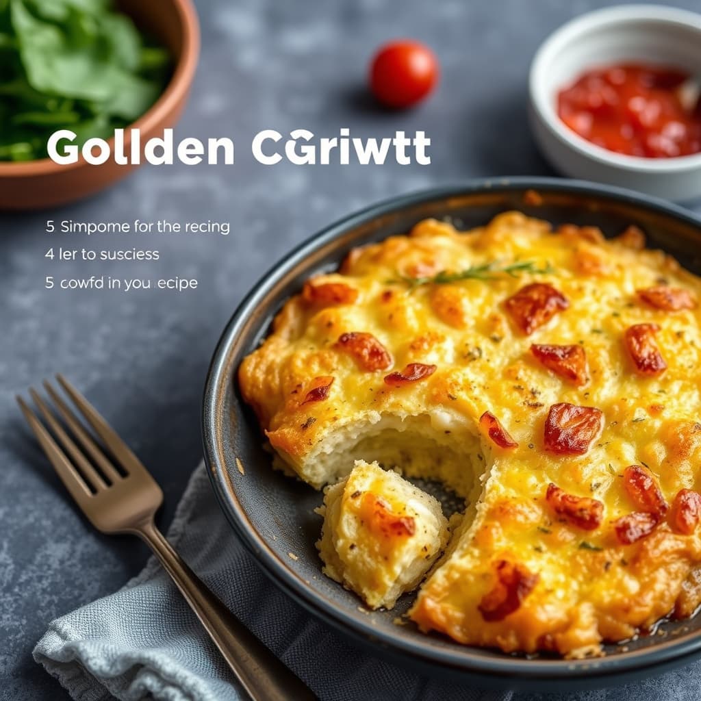 Gullaktig gratinering