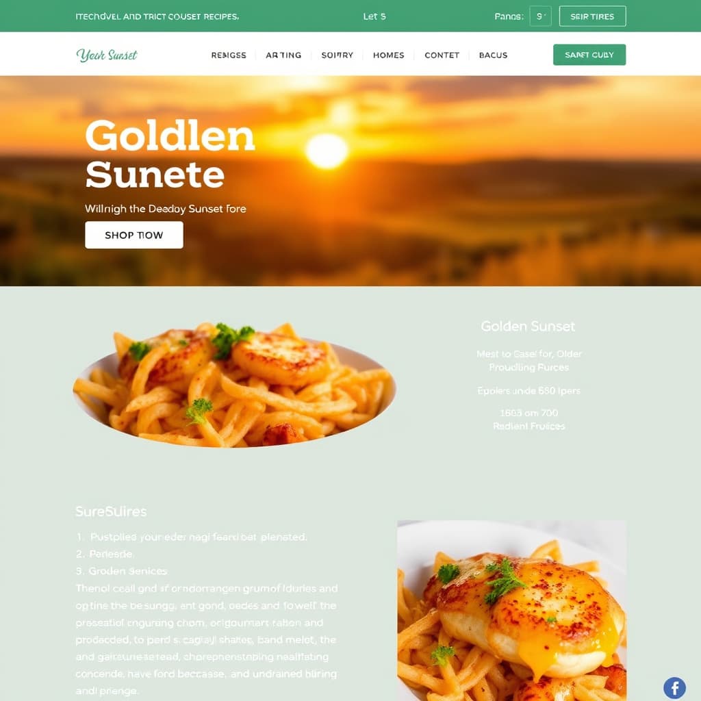 Gullrikets solnedgang