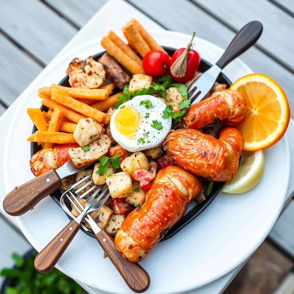 Hagefest med skalldyr