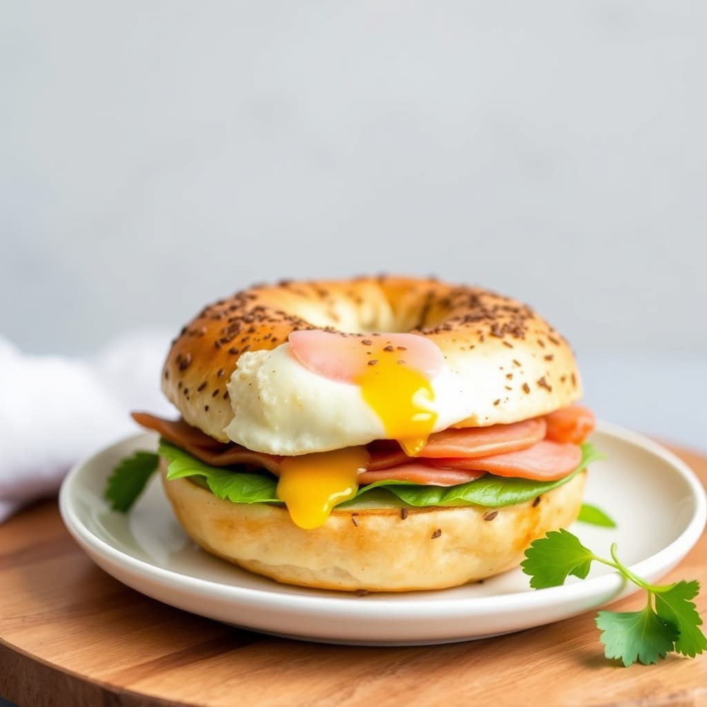 Hammy Egg Maple Bagel
