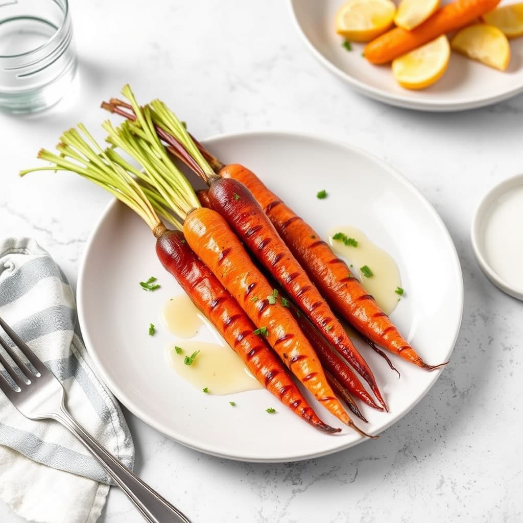 Hasselback gulrøtter