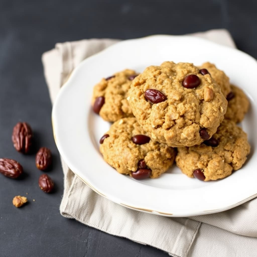 Havregryns-daddelkaker