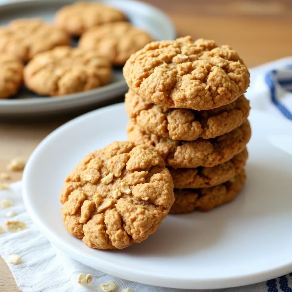 Havregrynsblondekaker