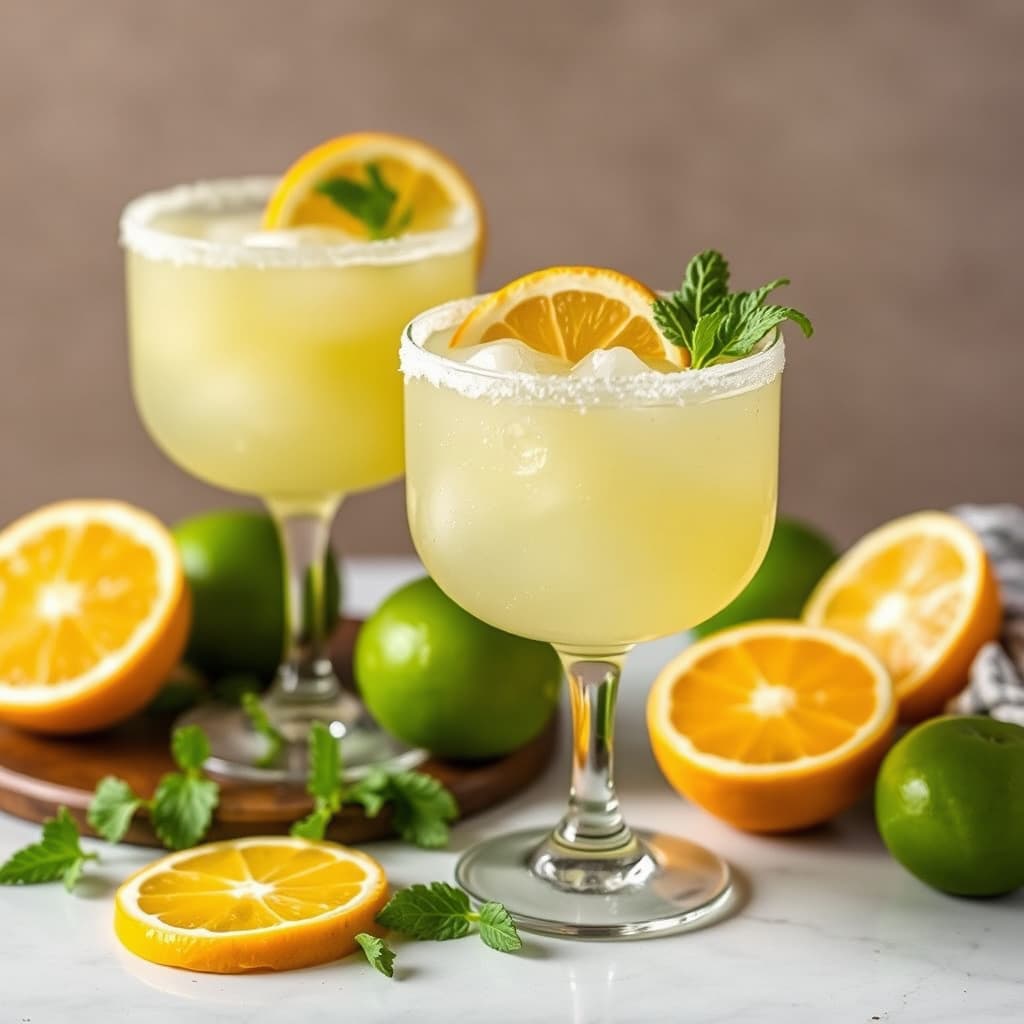 Hele sitrusmargaritaer