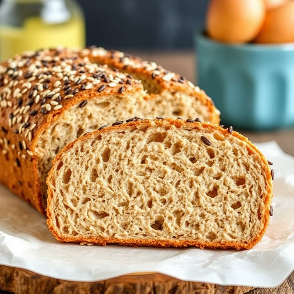 Hevet helkornsoda brød