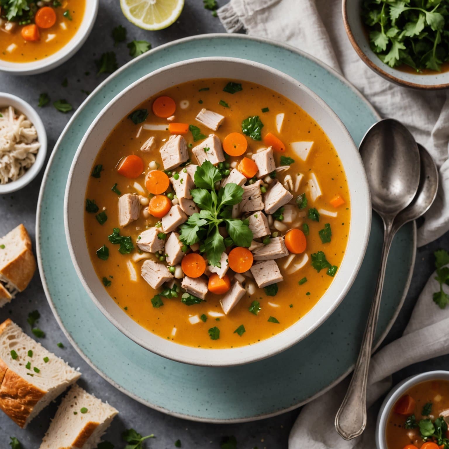 Himmelsk kalkunssuppe