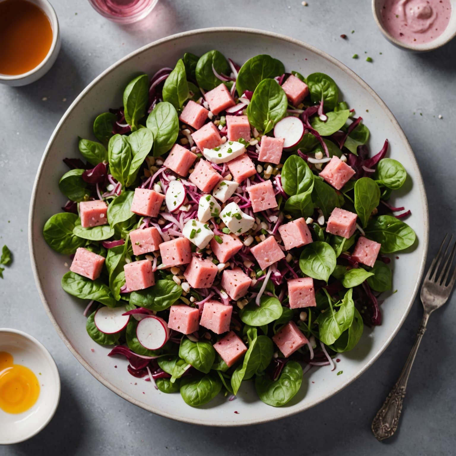 Himmelsk rosa salat