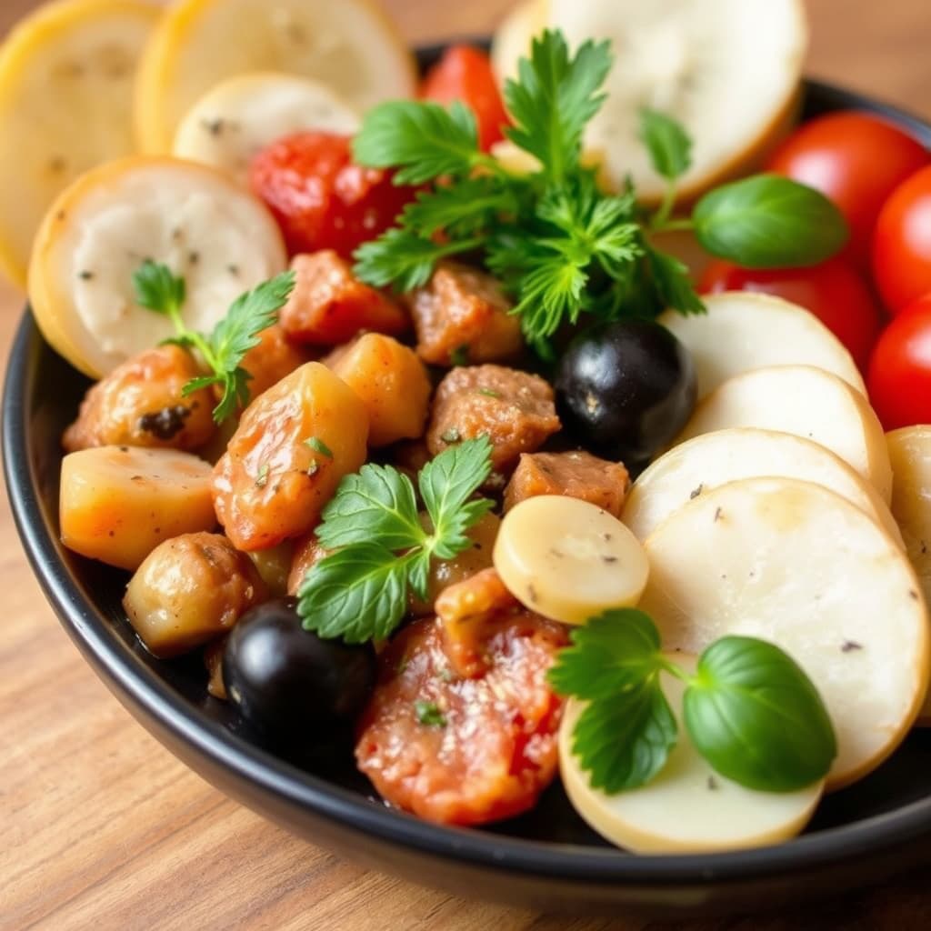 Hjemmelaget antipasto