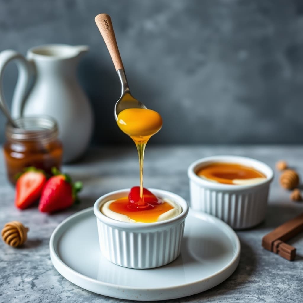 Honningpotter med krem