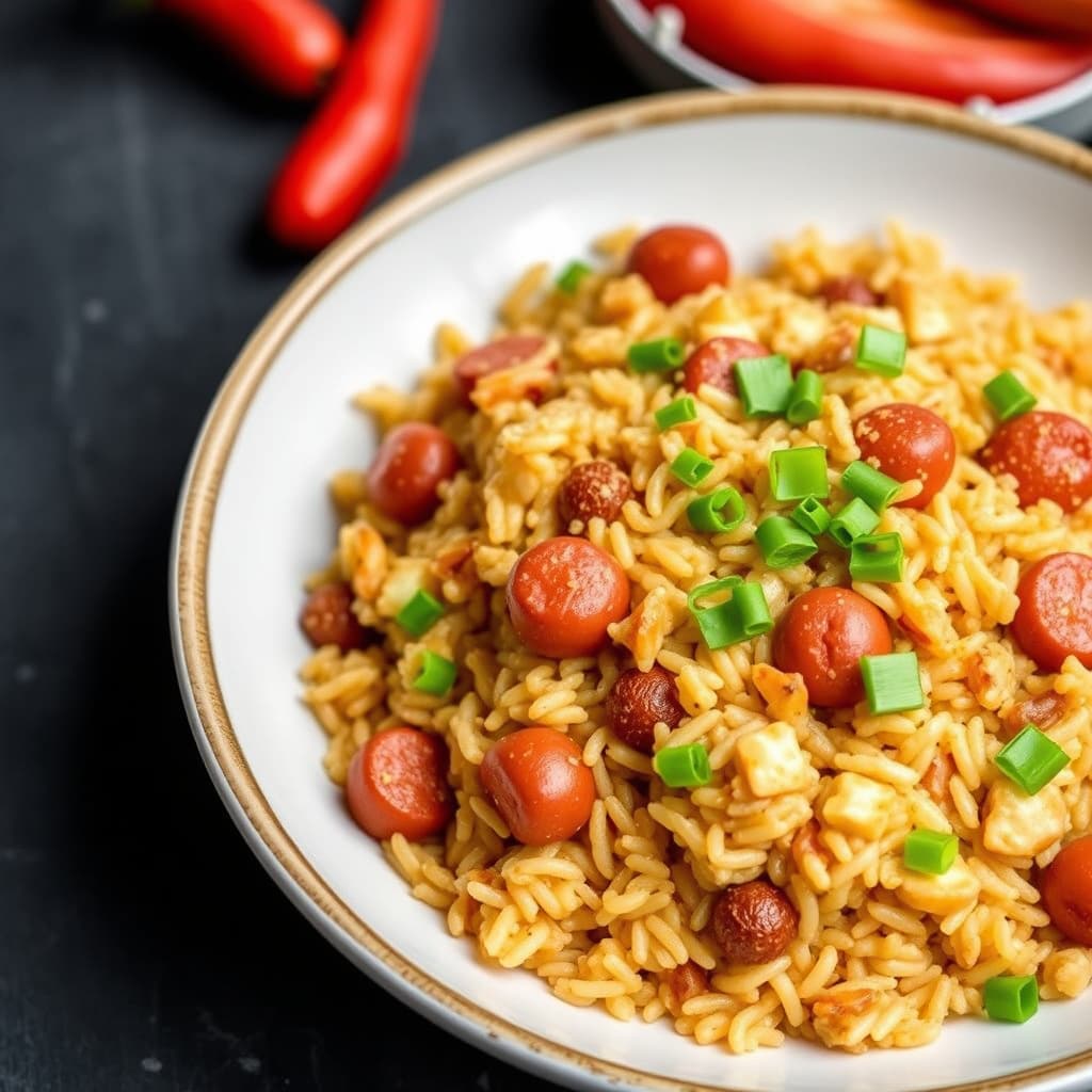 Hot Dog-friteret ris