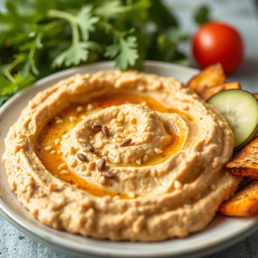 Hummus med sesam