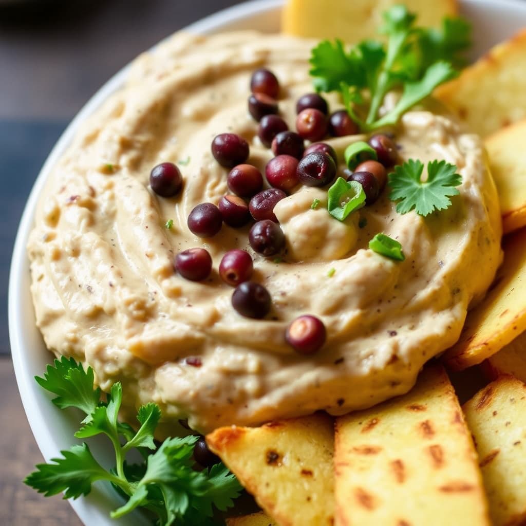 Hvitbønne-hummusdipp