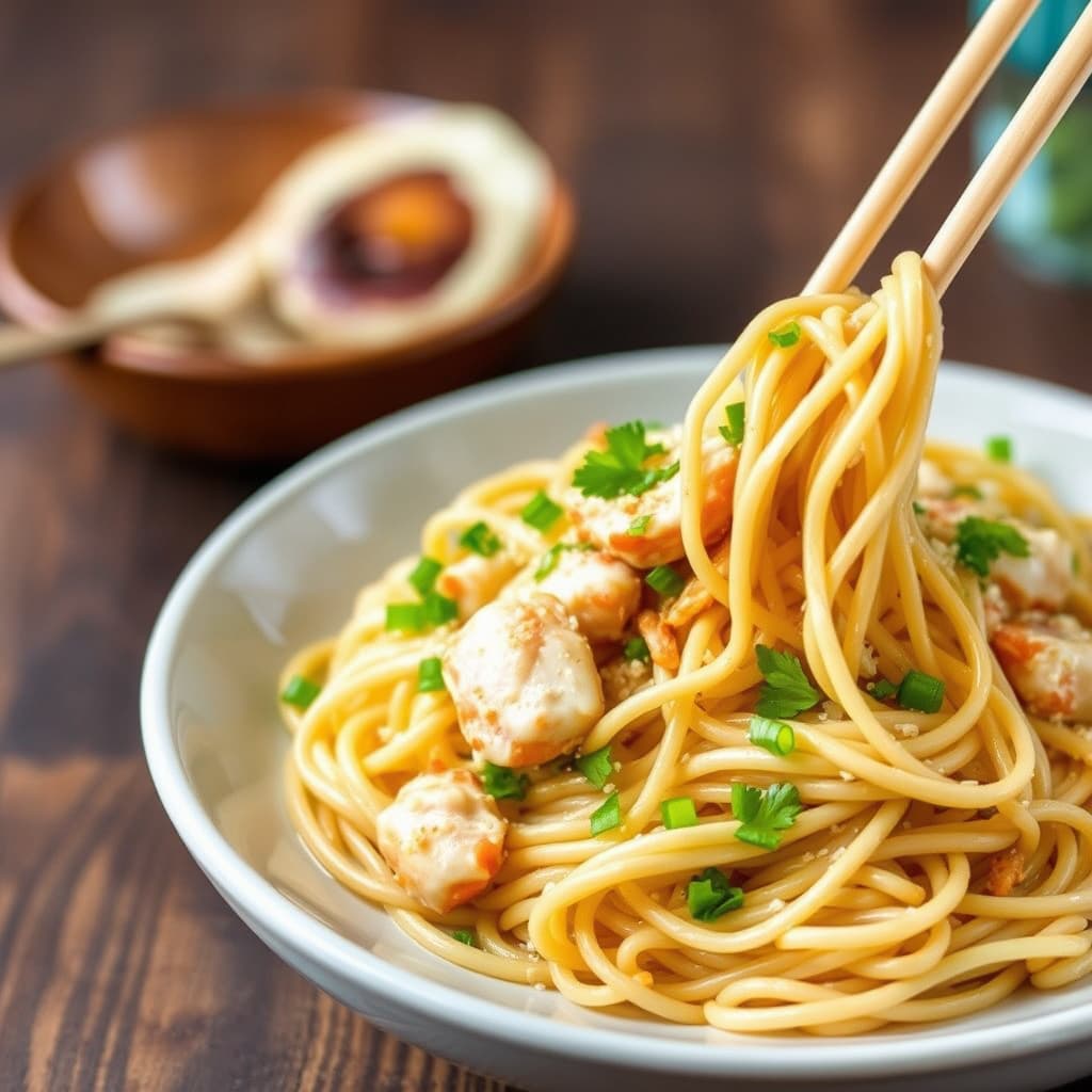 Hvitløk og krabbepasta