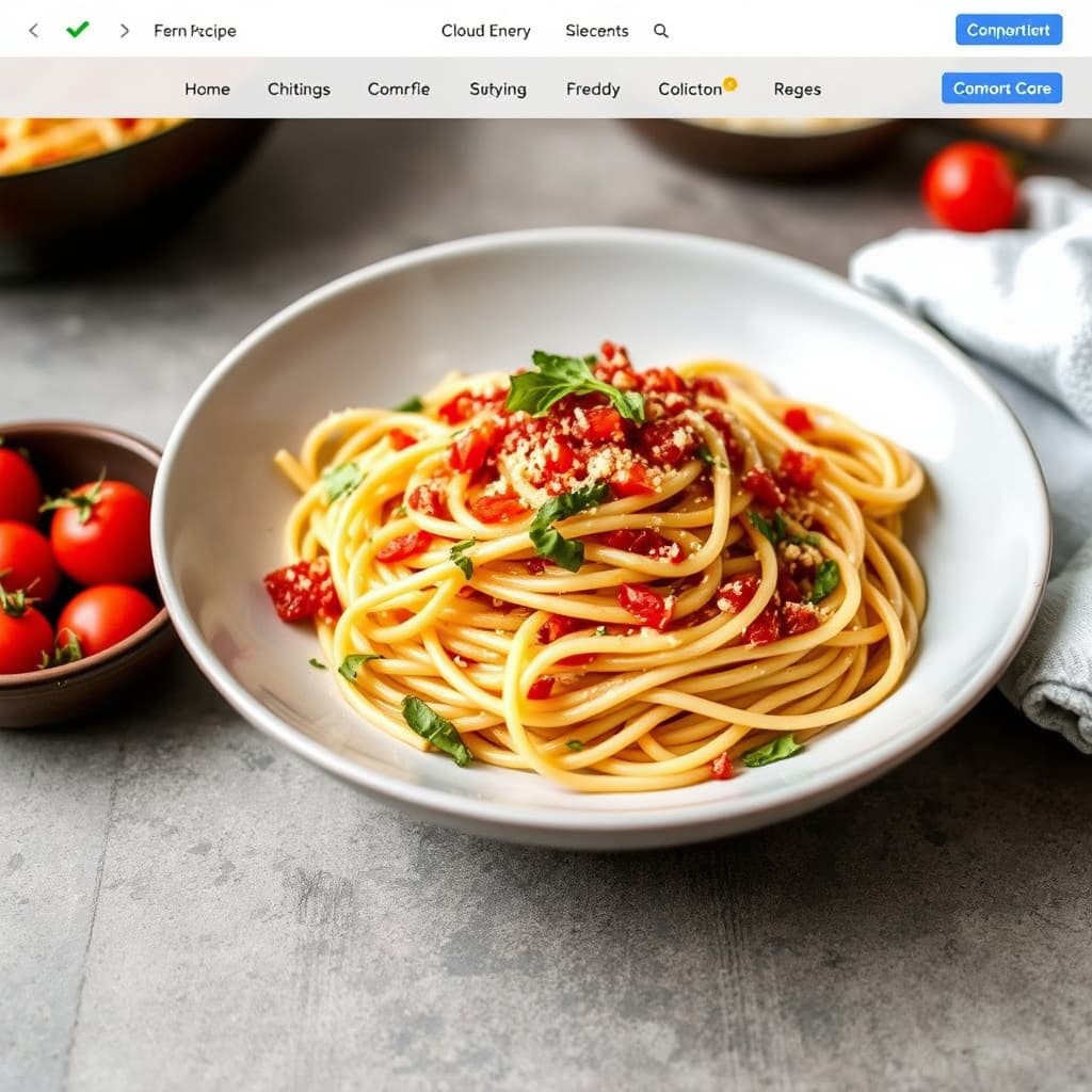 Ildfull englehårpasta