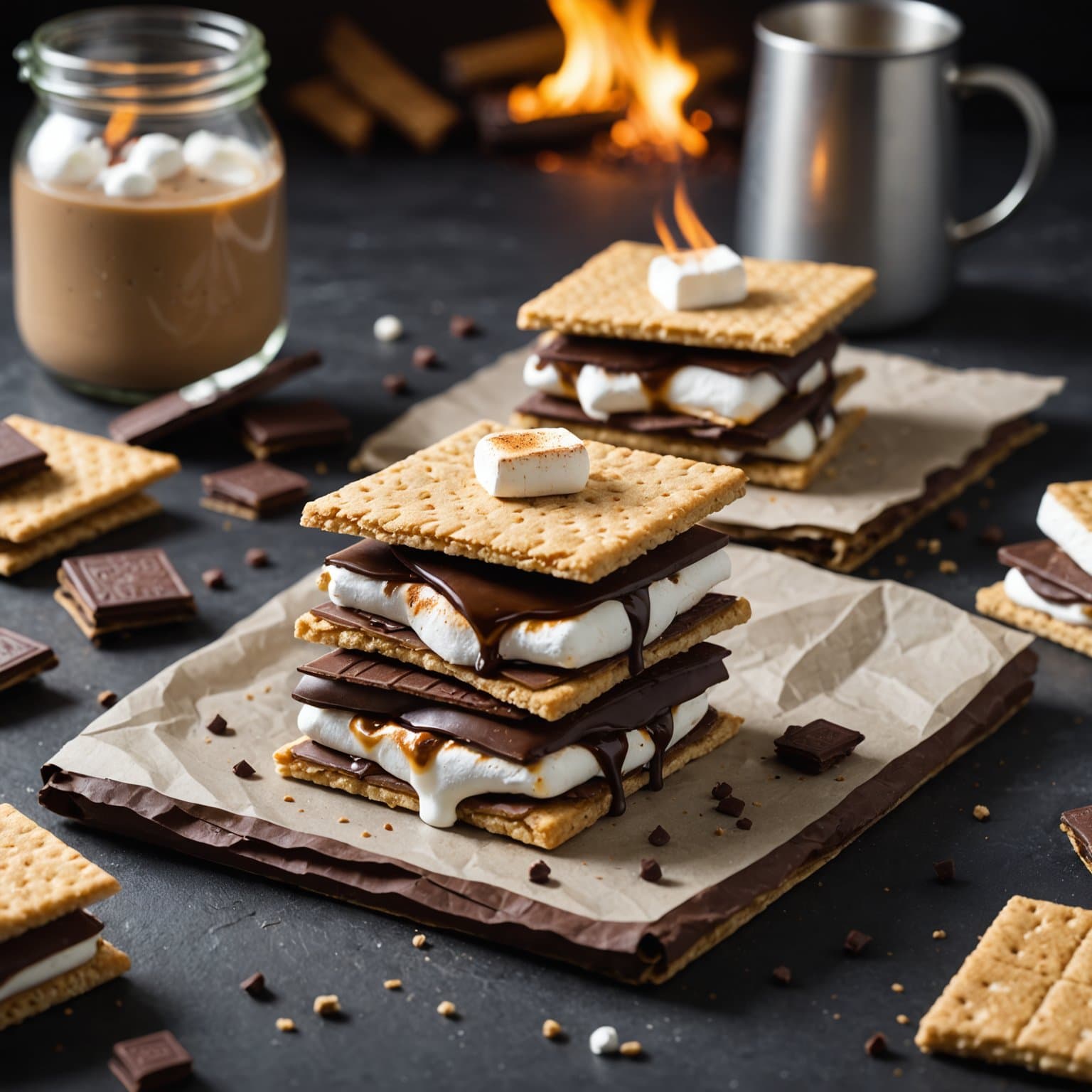 Innendørs S'mores