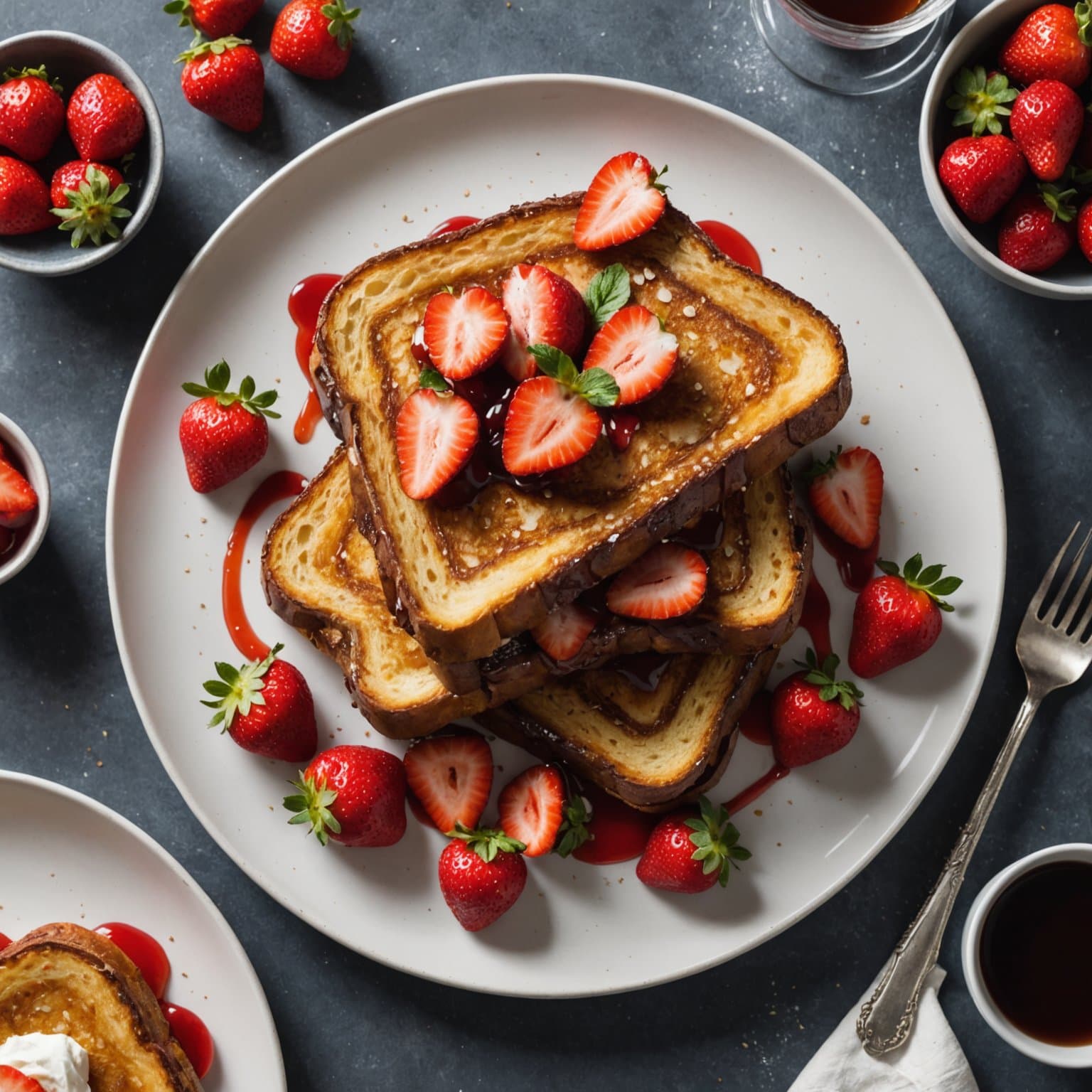 Jordbær French Toast