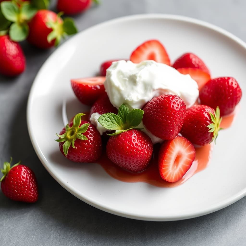 Jordbær og mascarpone