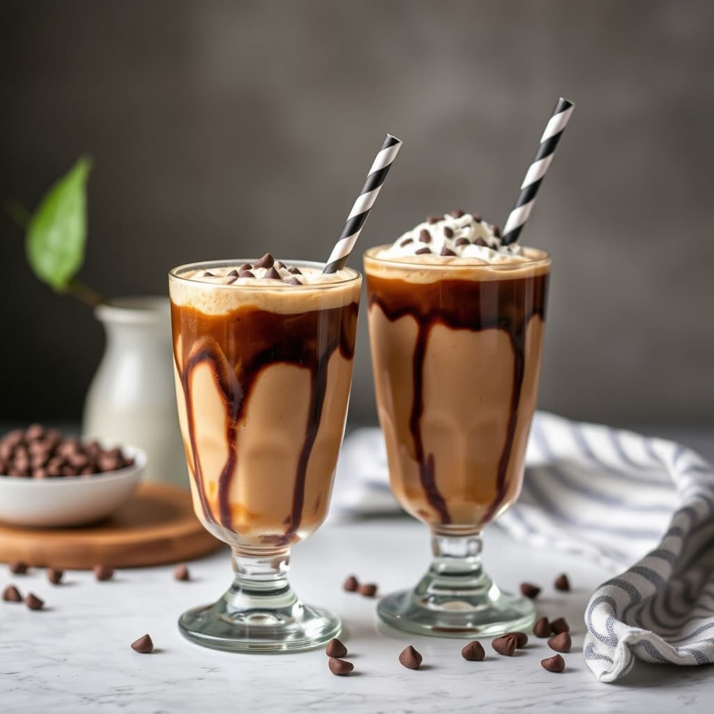 Kaffe-iskremdrikker