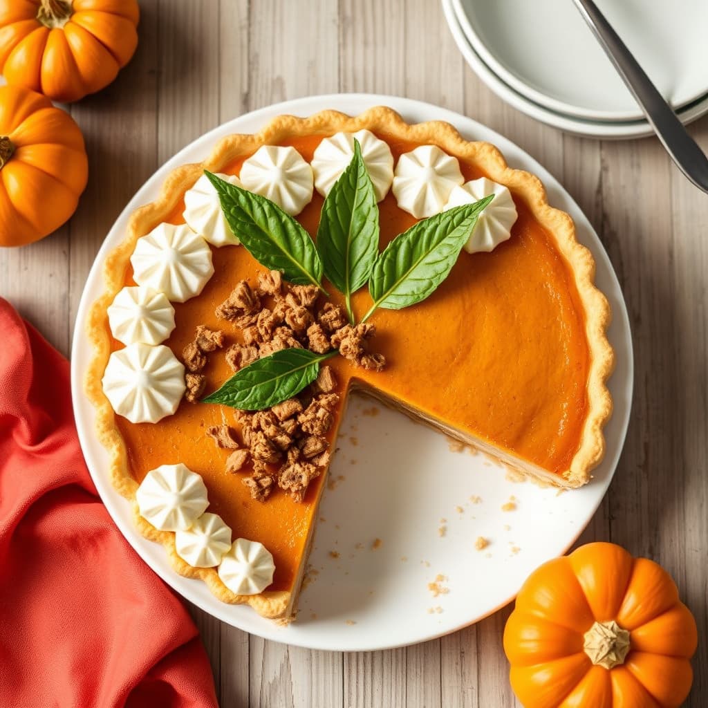 Kaki- og gresskarpai