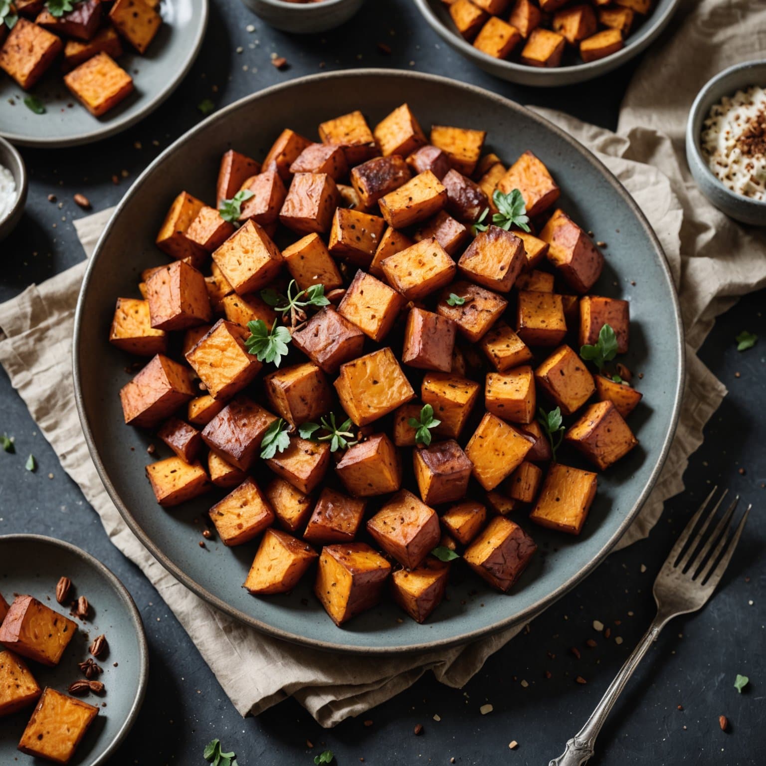 Kanelbakte søtpoteter