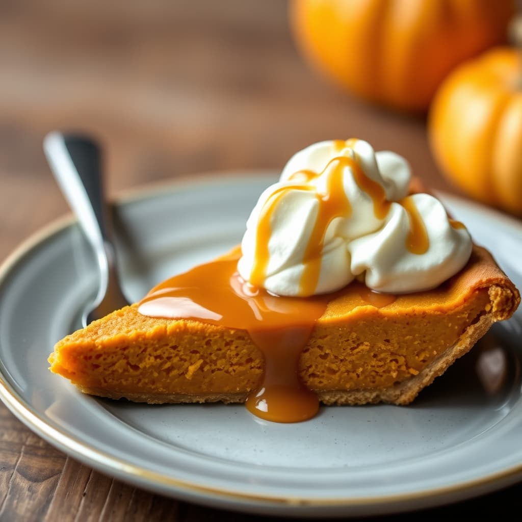Karamell-pumpkinpai
