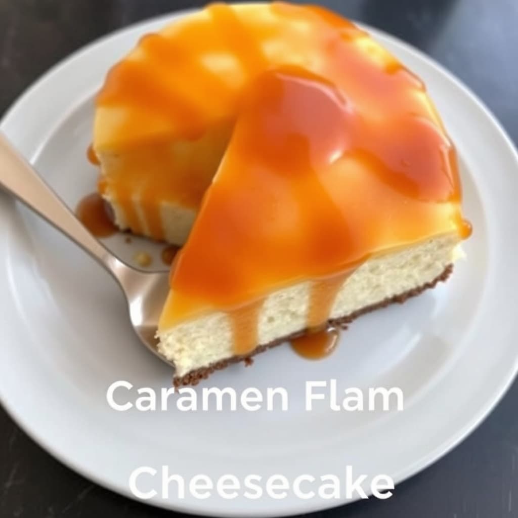 Karamellflan-ostekake