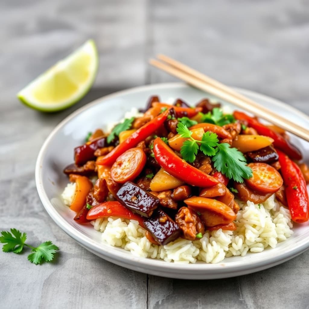 Karibisk Jerk Stir-Fry