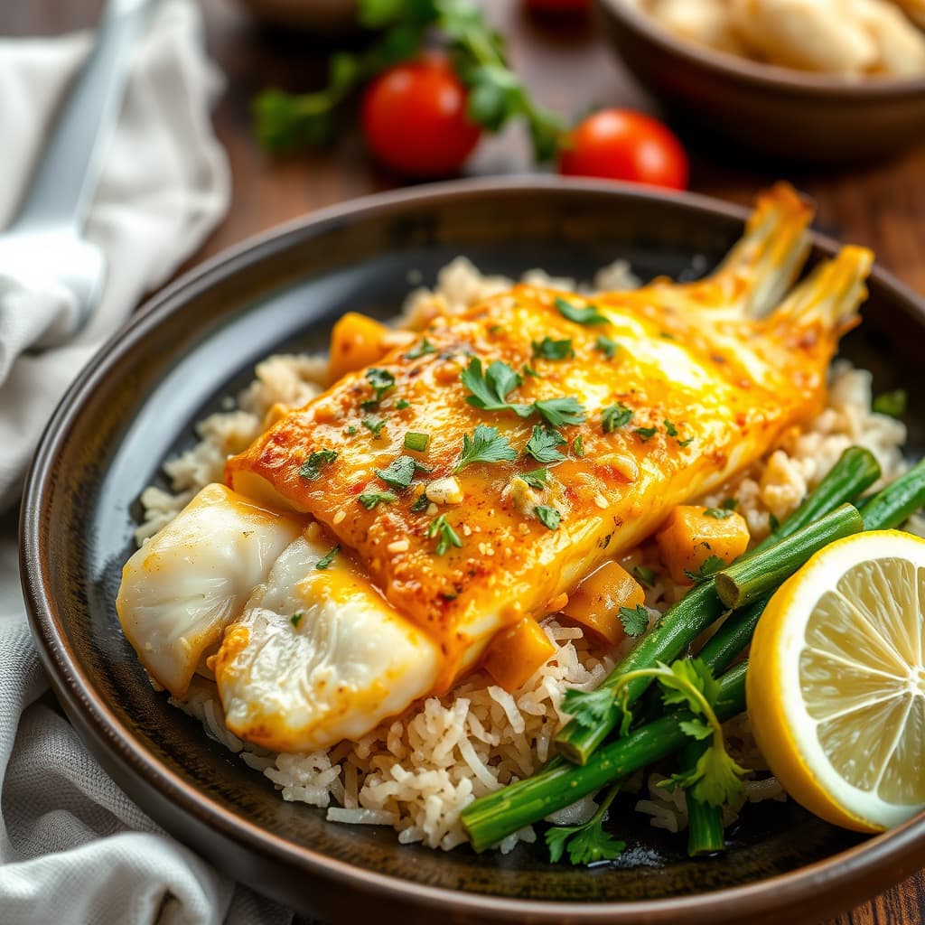 Karrilaks med sjøbass