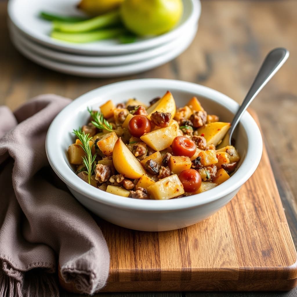 Kastanje- og pærefyll